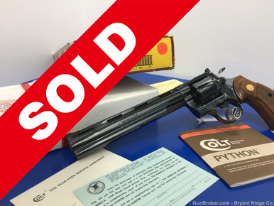1987 Colt Python .357 Magnum 8