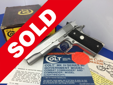 1984 Colt Government MK IV Series 80 .45ACP 5