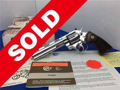1991 Colt Python BRIGHT STAINLESS 6in - Bryant Ridge