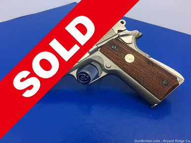 1982 Colt Combat Commander Series 70 .45acp *RARE SATIN NICKEL