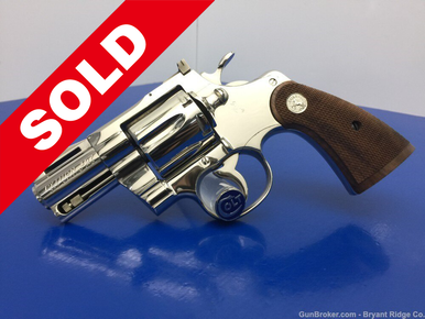 Colt Python *ULTRA RARE* Nickel 2.5" Model *ABSOLUTELY GORGEOUS ...