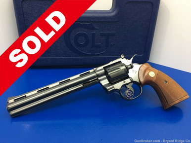 1980 Colt Python Target .38 Spl Blue 8