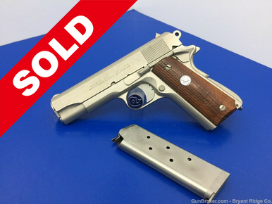 1972 Colt Combat Commander Series 70 .45 ACP *RARE SATIN NICKEL