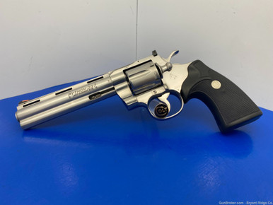 SOLD* 1995 Colt Python .357 Mag Stainless 6