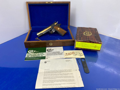 SOLD* 1980 Colt Series 70 Gold Cup .45 ACP Blue 5
