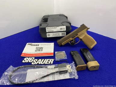SOLD* 2023 Sig-Sauer P365 XL NRA 9mm Coyote Tan 3.7