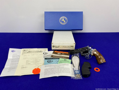 *SOLD* 1997 Colt Python Elite RARE Blue 4" *CONSECUTIVE SERIAL SET 1 of ...