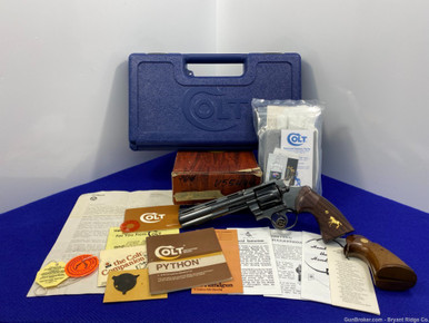 *SOLD* 1979 Colt Python .357 Mag Blue 6" -LEGENDARY REVOLVER- Eagle ...