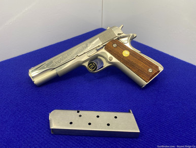 SOLD* 1973 Colt Government MKIV Series 70 .45 ACP Nickel *EARLY