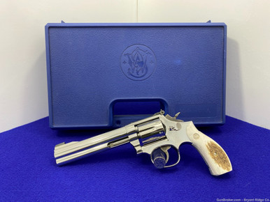 NB : WE フル刻印 Smith & Wesson M&P 9C Compact TAN 検索 RAVEN RCS コンパクト CyberGun サイバーガン FDE EMG VFC Lot - SMITH \u0026 WESSON MODEL 57 \"NO DASH\" .41 MAG NICKEL REVOLVER