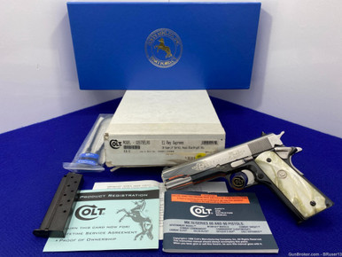 *SOLD* 2001 Colt -EL REY SUPREMO- 38super Blue/Bright Stainless -ONLY ...
