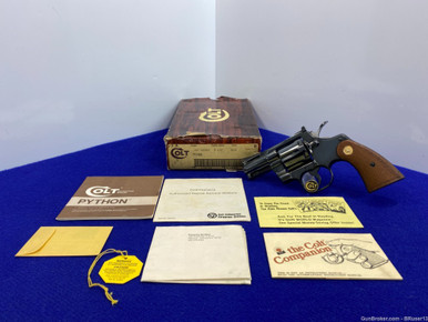 *SOLD* Colt Python .357 Mag Blue -COLLECTIBLE SNAKE SERIES- Desirable 2 ...