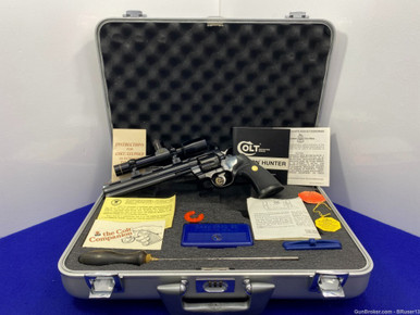 *SOLD* 1981 Colt Python Hunter .357 Mag Blue 8" *1 YEAR PRODUCTION*