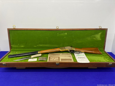 SOLD* Navy Arms Co Model 1866 .44-40 WCF *75th ANNIV. OKLAHOMA