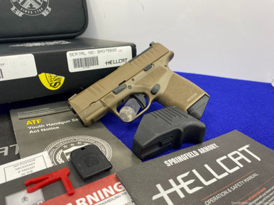 *SOLD* Springfield Armory Hellcat 9mm Desert FDE *3" MICRO-COMPACT OSP ...