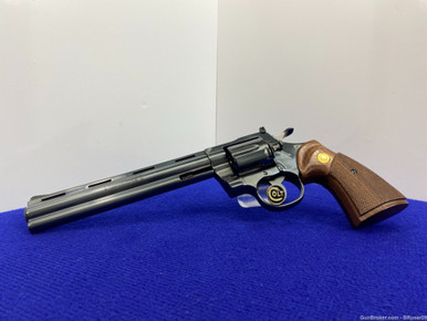 *SOLD* Colt Python .357 Mag Blue 8" -LEGENDARY SNAKE SERIES REVOLVER ...