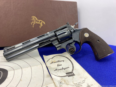 *SOLD* 1958 Colt Python -RARE 1st Generation- *HIGHLY COVETED LOW 4 ...