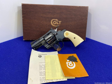 *SOLD* 1967 Colt Python .357 Mag *COVETED 2.5" BARREL - ROYAL BLUE EXAMPLE*