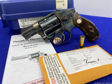 SOLD* 2007 Smith Wesson 40-1 .38Spl+P Blue/CCH *COVETED CENTENNIAL