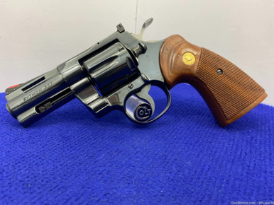 *SOLD* 1980 Colt Python .357 Blue 3" *HOLY GRAIL 3" BARREL MODEL ...