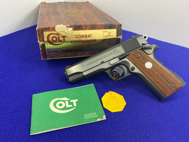 1976 Colt Combat Commander .38 Super 4 1/4