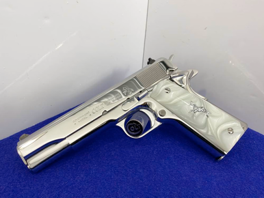 Colt Government Series 70 .38 Super *BREATHTAKING BRIGHT STAINLESS*