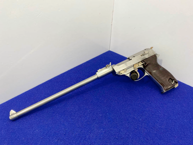 1940 Walther P38 9mm Stainless 12.5