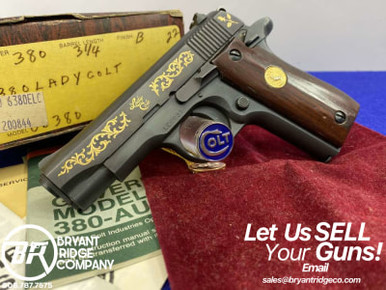 Colt Government Model .380 MK IV/Series 80 *1 OF 1000 LADY COLT EDITION ...