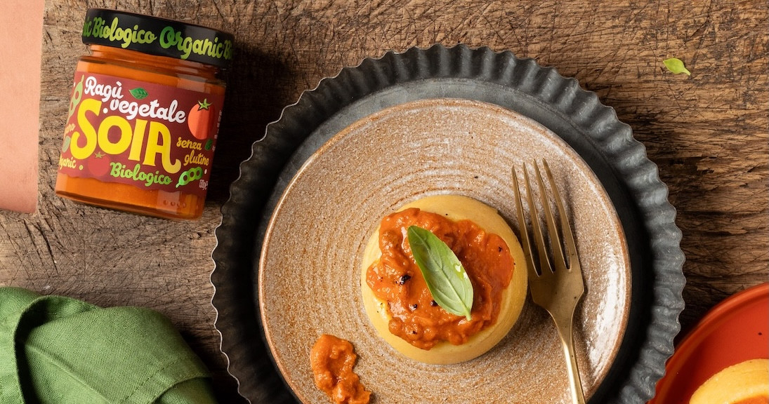 Polentine al Ragù Vegetale di Soia