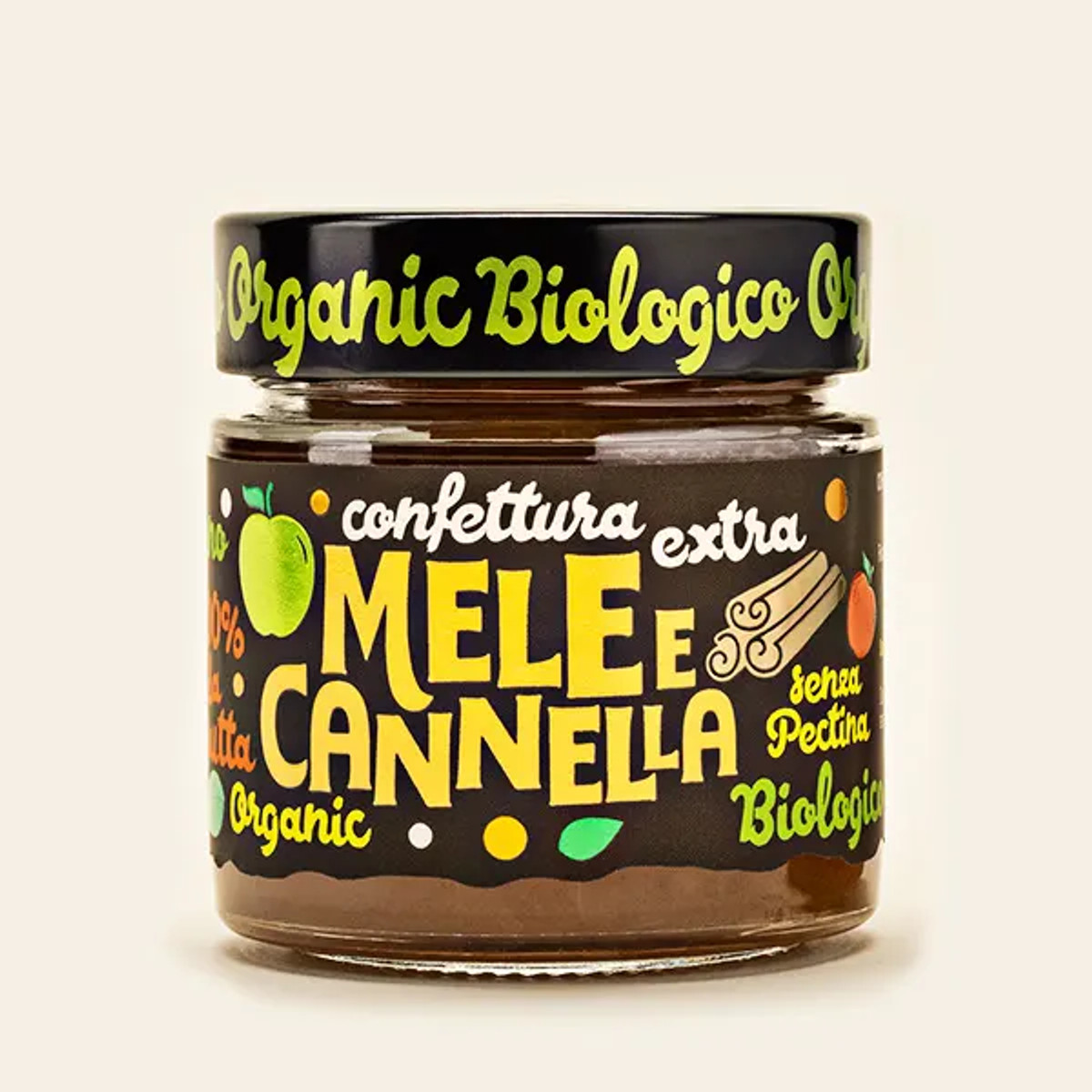 Marmellata di mele e cannella biologica