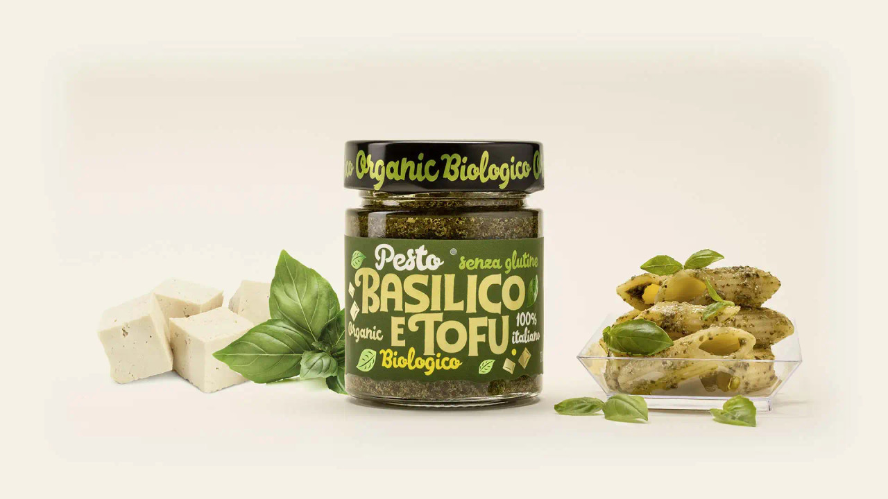 Pesto basilico e tofu