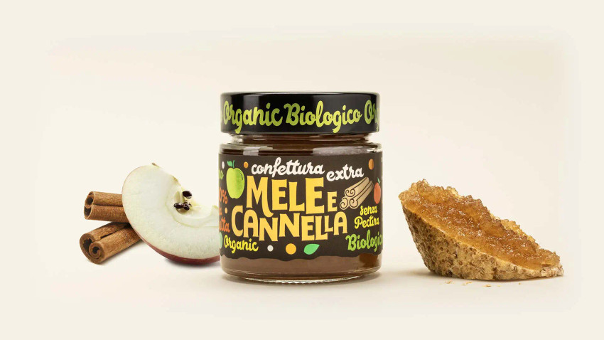 Marmellata di mele e cannella biologica