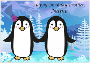 Penguin Brother - Personalised
