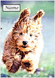 Flying Labradoodle - Personalised