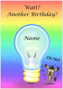 Watt Birthday - Personalised