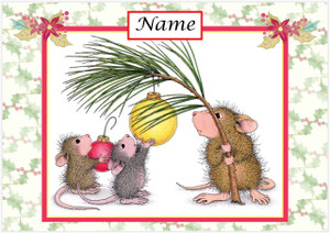 Deck the Tree Mice - Personalised
