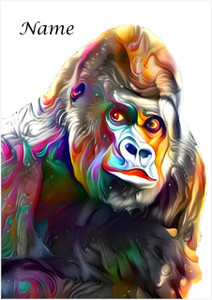 Pop Art Gorilla - Personalised