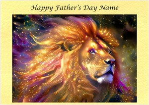 Golden Star Lion Leo  - Personalised Golden Star Lion Leo  - Personalised