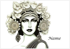 Art Deco Beauty - Personalised