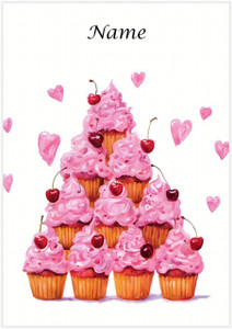 Pile of Cupcakes - Personalised Pile of Cupcakes - Personalised