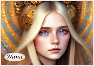 Golden Princess Landscape - Personalised