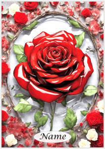 The Glass Rose - Personalised