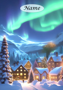 Northern Lights Village - Personalised Northern Lights Village - Personalised