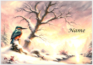 Kingfisher Morning - Personalised