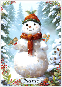 Vintage Snowman - Personalised Vintage Snowman - Personalised