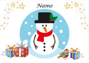 Cute Snowman - Personalised Cute Snowman - Personalised