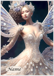 Fairy in a Pearl Ballgown - Personalised