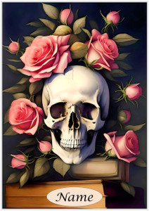 Skull in the Library - Personalised