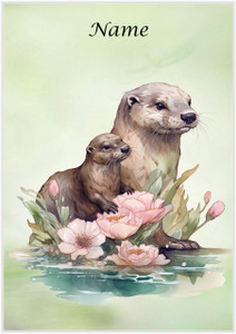 With the Baby Otter - Personalised With the Baby Otter - Personalised