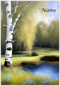 Silver Birch on the Fairway - Personalised
